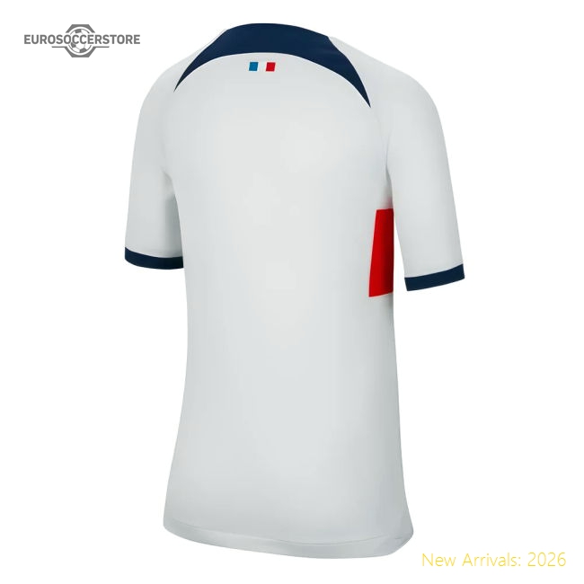 2023-2024 PSG Away Shirt (Kids) (Mbappe 7)-Vantage Point Soccer